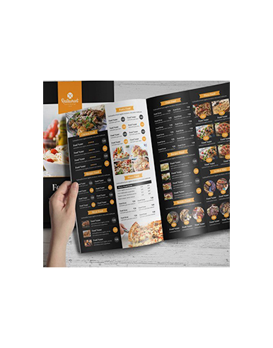Brochure menu A4 12 pages